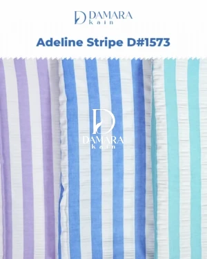 Bahan Kain Poly Rayon Adeline Stripe D#1573